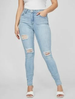 Hot Sale ✨ Guess Factory Eco Simmone High-Rise Skinny 👖 Jeans for 👩 women 👏