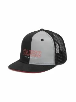 Buy 👍 Guess Factory Two-Tone Logo Trucker Hat for men ✔️