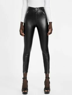 Coupon 😉 Guess Factory Pauline Faux-Leather Pant for 👩 women 🔔