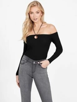 Cheap 😍 Guess Factory Magaly Halter Chain Sweater for 👩 women ❤️