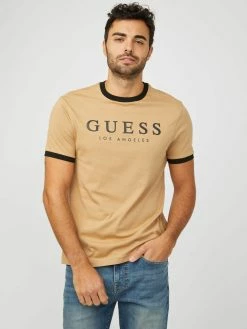 Deals 👍 Guess Factory Kirk Logo Crew Tee for men 🤩