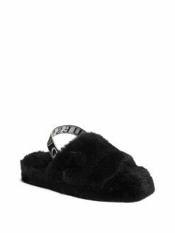Cheapest 👍 Guess Factory Rozy Faux-Fur Slippers for kids 🔔