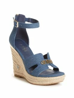 Best Pirce 🔥 Guess Factory Jessi Espadrille Wedges for 👩 women 🤩