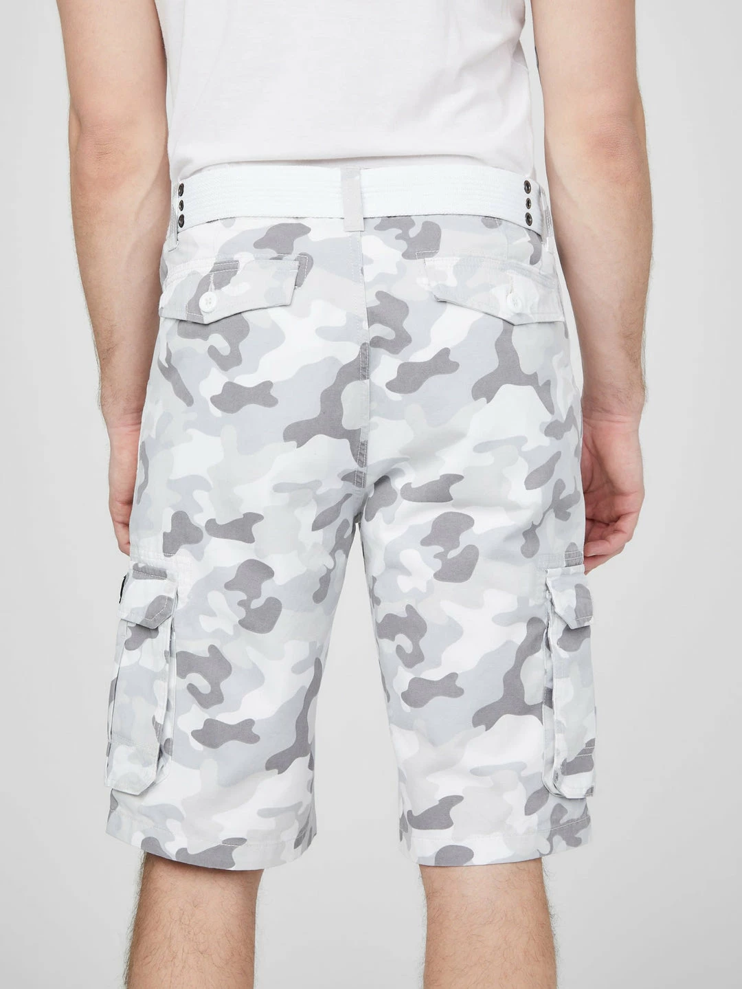 Outlet ✔️ Guess Factory Karl White Camo Cargo Shorts for men 👍 - Image 4