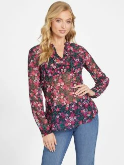 Brand new ❤️ Guess Factory Eco Jemima Sheer Top for 👩 women 🔥