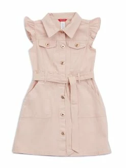 Deals 🎁 Guess Factory Eloise Denim 👗 Dress (2-6) for kids 🛒