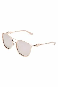 Coupon ❤️ Guess Factory Cat Eye Metal 👓 Sunglasses for 👩 women 🔔