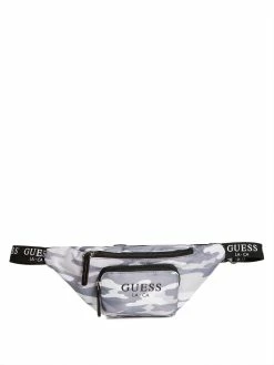 Cheapest 💯 Guess Factory Logo Tape Fanny Pack for 👩 women 🧨