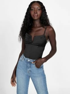 Deals 🎉 Guess Factory Eco Leo Corset Top for 👩 women 💯