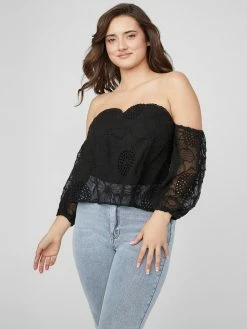 Cheapest ✔️ Guess Factory Adrina Off-Shoulder Top for 👩 women 💯
