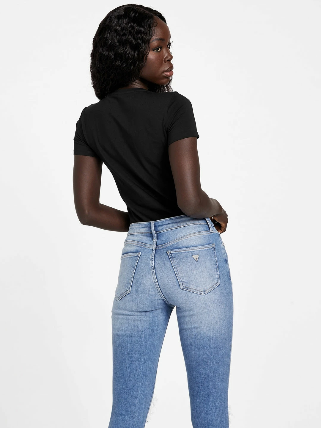 Top 10 👍 Guess Factory Jill Rhinestone Logo Tee for 👩 women ✨ - Image 6